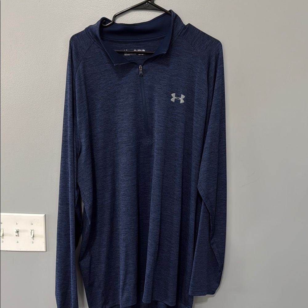 Under Armour Men's Navy Quarter-Zip Pullover